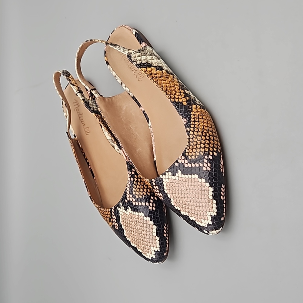 Madewell Snake Print Flats
